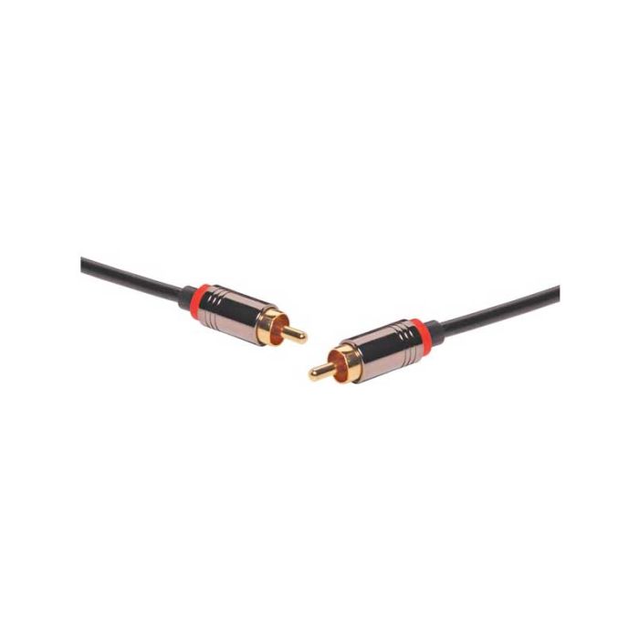 5m Pro Grade 75 Ohm RCA Male To RCA Male Cable 5m Pro Grade 75 Ohm RCA Male To RCA Male Cable